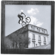 Grand magnet d'artiste photo Vélo acrobatique