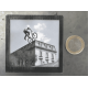 Grand magnet d'artiste photo Vélo acrobatique