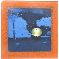 Petit magnet d'artiste photo Reflet bleu