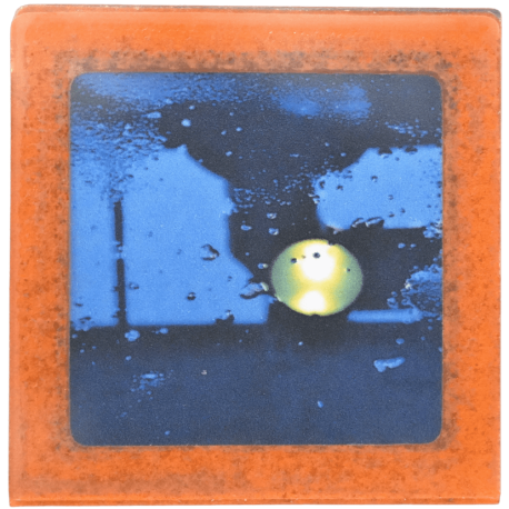 Petit magnet d'artiste photo Reflet bleu