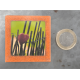 Petit magnet d'artiste photo Reflet bleu