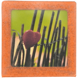 Petit magnet d'artiste photo Reflet bleu