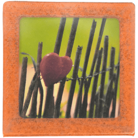 Petit magnet d'artiste photo Reflet bleu