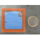 Petit magnet d'artiste photo Reflet d'une place
