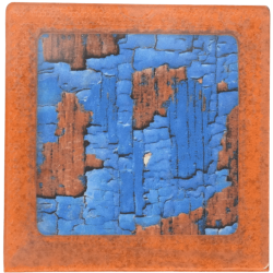 Petit magnet d'artiste photo Mur peint usé