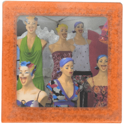Petit magnet d'artiste photo Mannequins rigolos