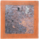 Petit magnet d'artiste photo Plaque rouillée