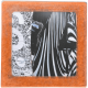 Petit magnet d'artiste photo Zèbre et affiche