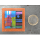 Petit magnet d'artiste photo Reflet dans une vitre de frigo