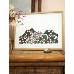 Affiche herbier Puy-de-Dôme A3