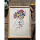 Affiche herbier bouquet