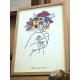 Affiche herbier bouquet