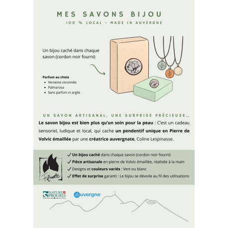 SAVON BIJOUX PALMAROSA / VERVEINE