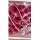 Cadre fleurs roses Je t'aime