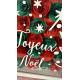 Cadre fleurs Joyeux Noel