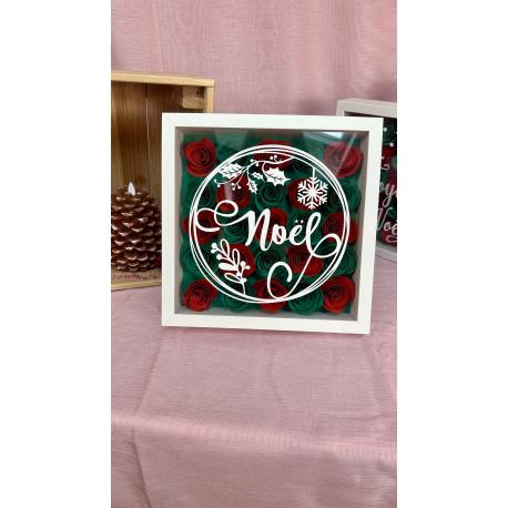 Cadre fleurs Noel