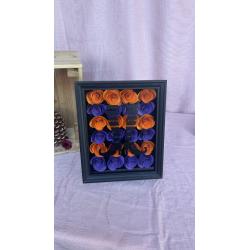 Cadre fleurs Halloween