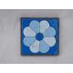 Dessous de plat avec un motif aux tons bleus