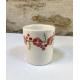 Grande tasse petites fleurs rouges