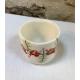 Petite tasse à fleurs rouges