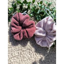 Fleur de douche vieux rose