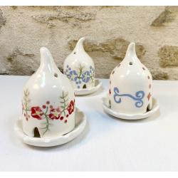 Lampe merlin diffuseur d'encens ou cade motif au choix