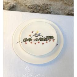 Assiette Puy de Dôme - 2 tailles au choix