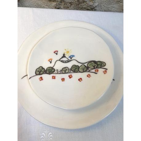 Assiette Puy de Dôme Assiette Puy de Dôme