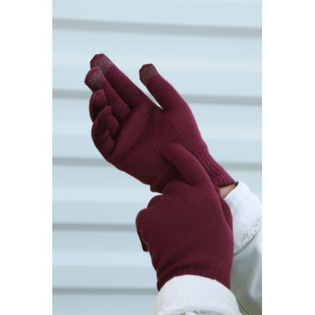 Gants Tactiles Perinne - Bordeaux