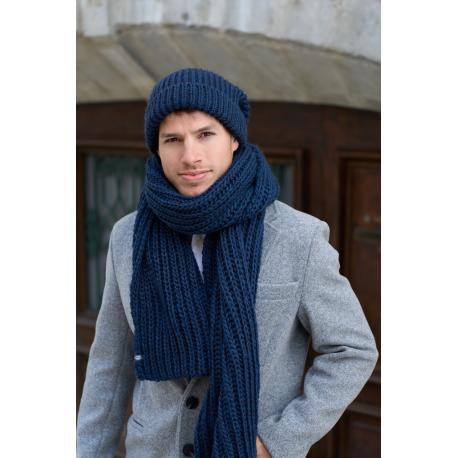 Écharpe Colombe - Marine