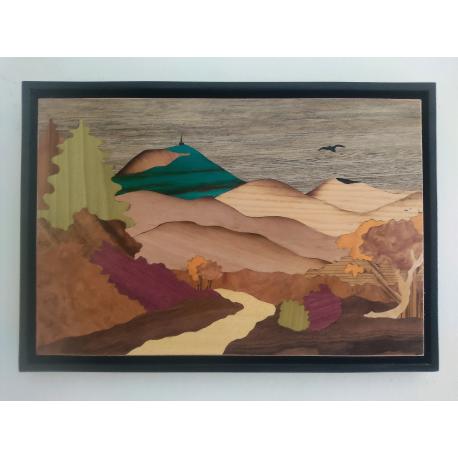 Marqueterie Chaine Puy de Dôme Marqueterie Chaine Puy de Dôme