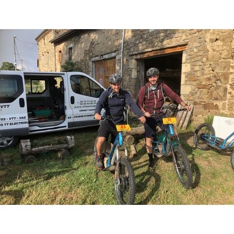 carte cadeau randonnée en trottinette tout terrain et vtt electrique  36euros