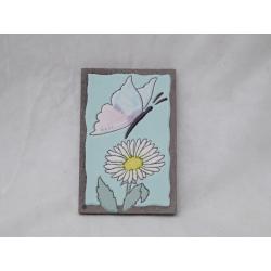 mini tableau papillon marguerite
