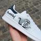 Basket personnalisé ADIDAS Stan Smith custom "Hokusai"