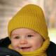 Bonnet Perinne enfant 4/7 ans - Citron