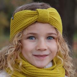 Bandeau passant Perinne enfant - Citron