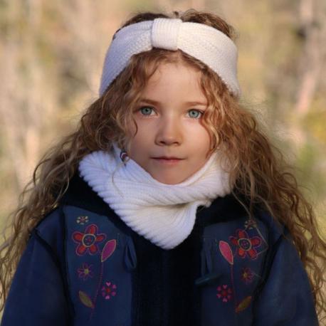 Bandeau passant Perinne enfant - Ecru