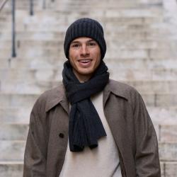 Echarpe Jacques - Noir chiné