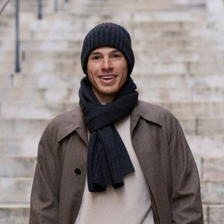 Echarpe Jacques - Noir chiné