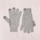 Gants Tactiles Patrice S/M - Gris clair