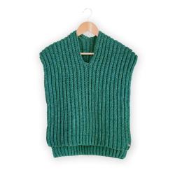 Gilet Colombe - Emeraude