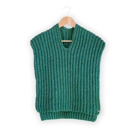 Gilet Colombe - Emeraude