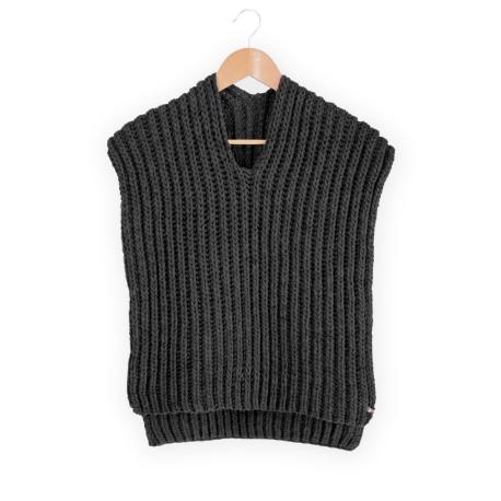 Gilet Colombe - Asphalte