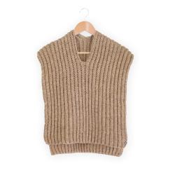 Gilet Colombe - Chameau