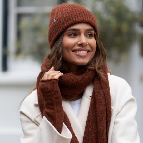 Echarpe Natacha - Chocolat