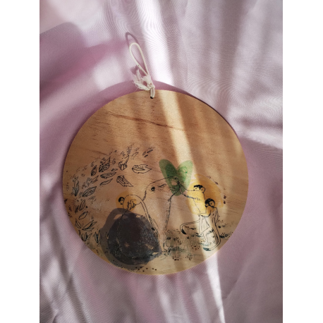 Décoration en bois capibara