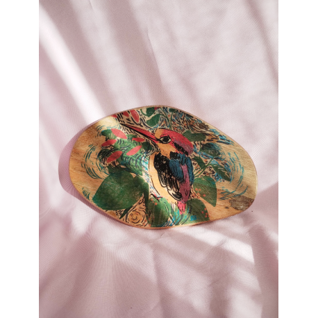 Décoration à poser Martin-pêcheur pygmée