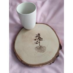 Dessou de plat en bois