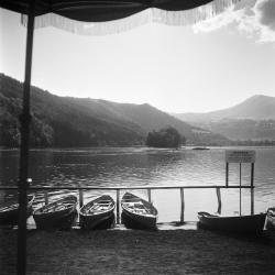 Tirage photographique - Barques au lac Chambon
