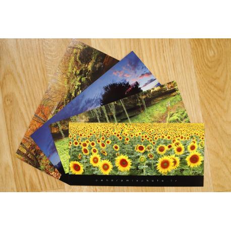 lot de 4 cartes postales sur l'Auvergne